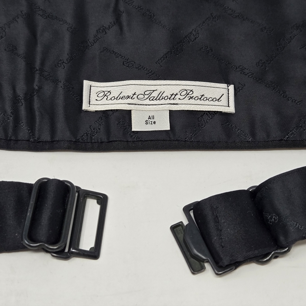 Robert Talbott Protocol Two Cummerbund Bundle Sol… - image 6